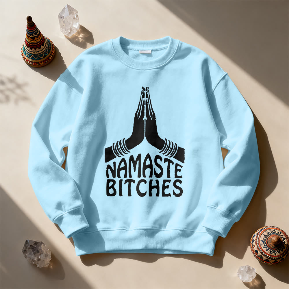 Olivenorma Namaste Vibes Yoga Sweat-shirt de motivation - image 16