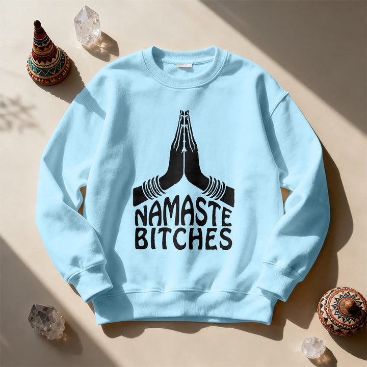 Olivenorma Namaste Vibes Yoga Sweat-shirt de motivation - image 16