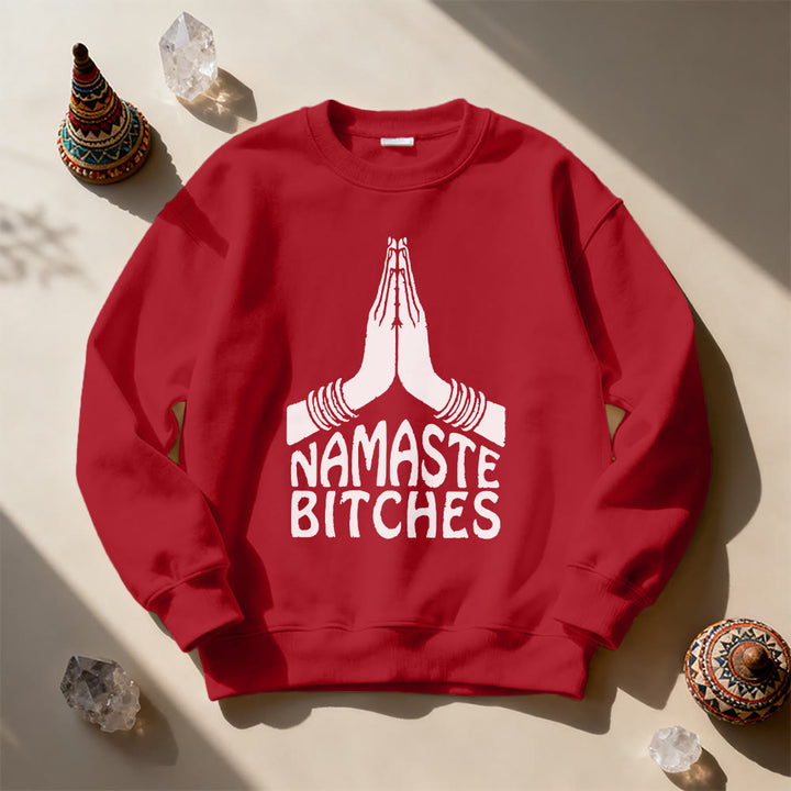 Olivenorma Namaste Vibes Yoga Sweat-shirt de motivation - image 14