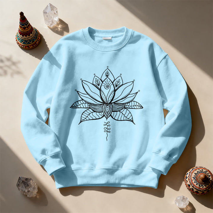 Sweat-shirt de méditation de yoga Olivenorma Lotus Bloom - image 16