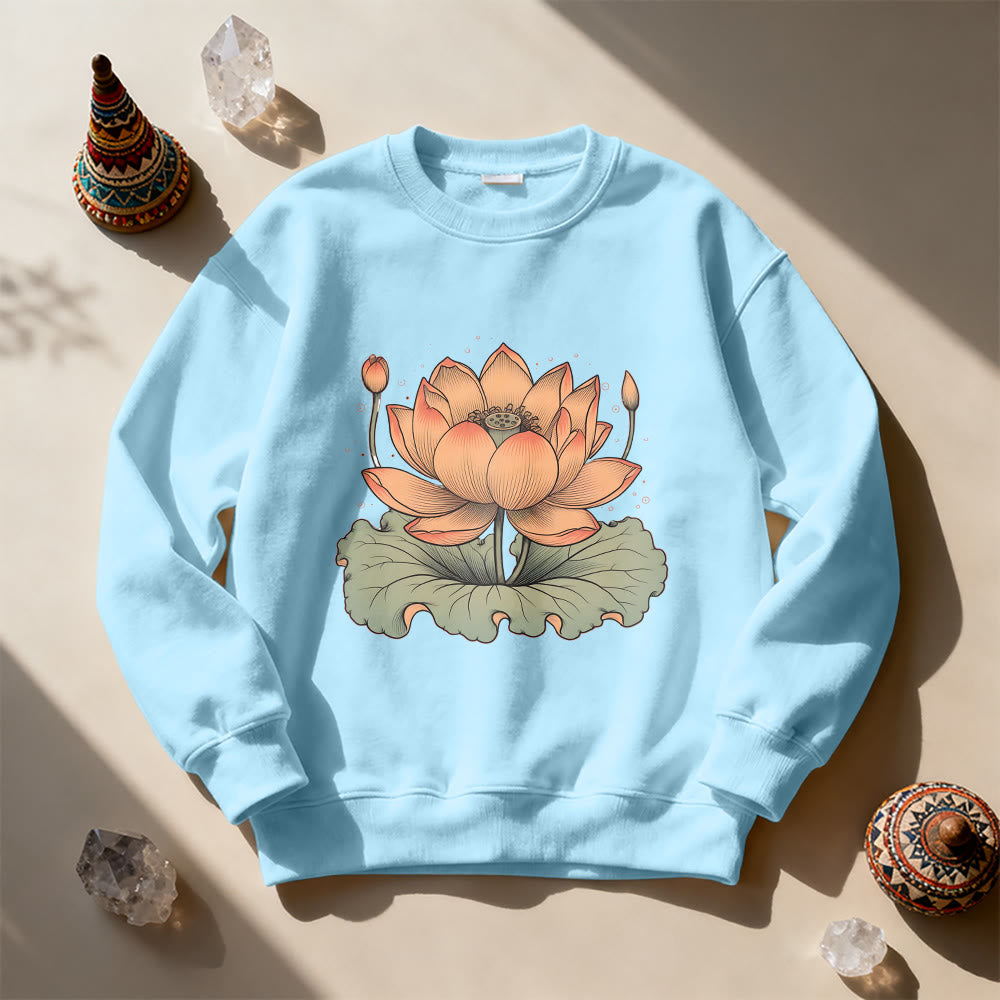Sweat-shirt de méditation de yoga Olivenorma Lotus Bloom - image 16