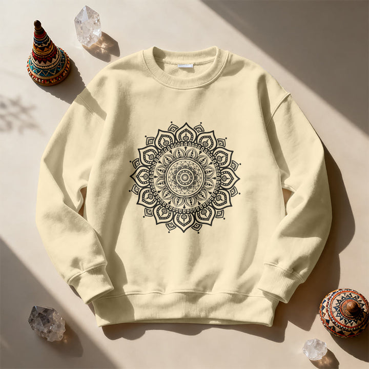 Sweat-shirt de yoga Olivenorma Zen Mandala Géométrie Sacrée - image 6
