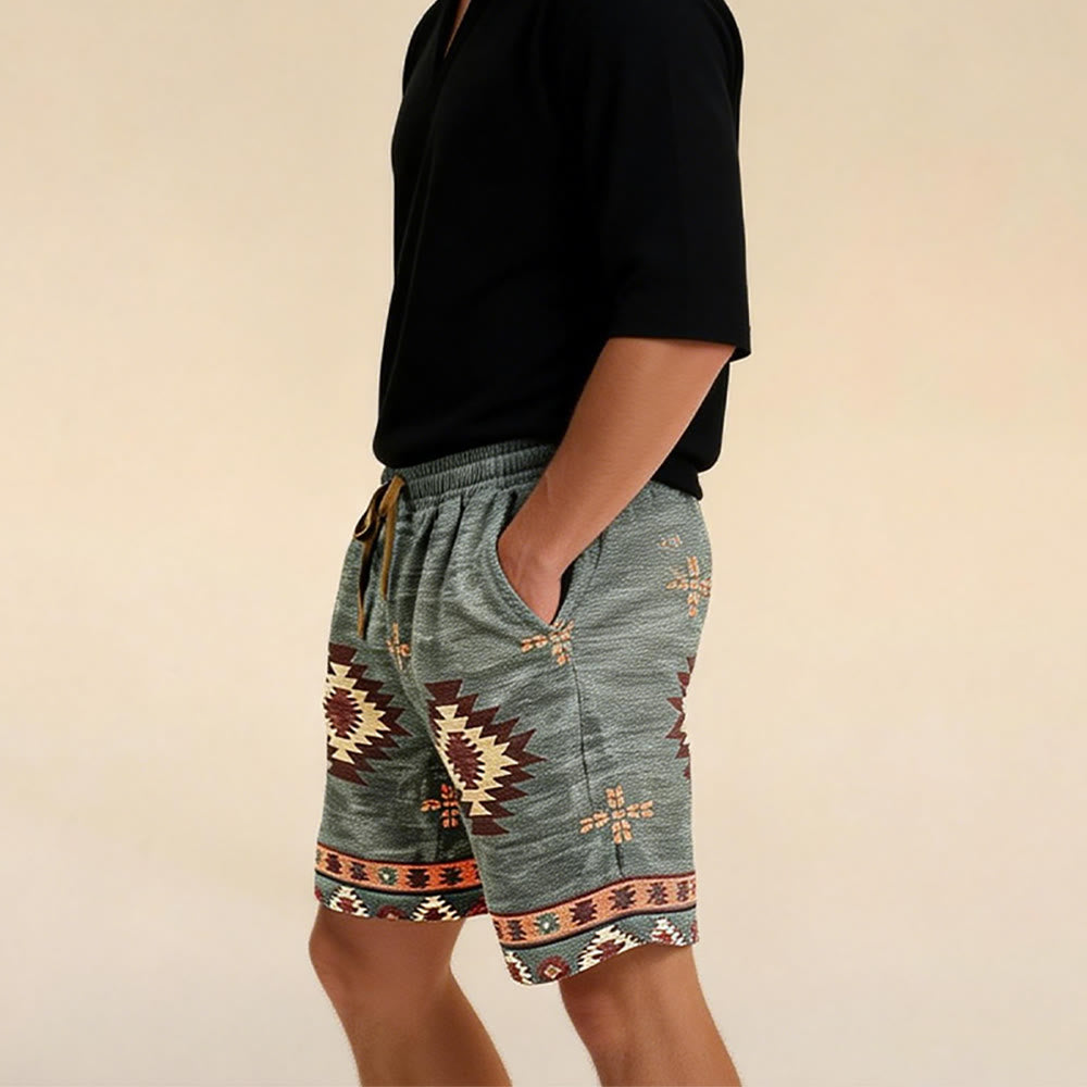 Pantalon court d'été pour homme Olivenorma, coupe droite, décontracté et respirant - image 7
