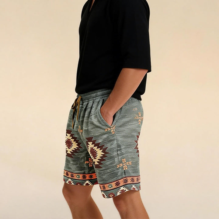 Pantalon court d'été pour homme Olivenorma, coupe droite, décontracté et respirant - image 7