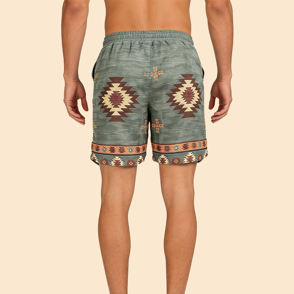 Pantalon court d'été pour homme Olivenorma, coupe droite, décontracté et respirant - image 2