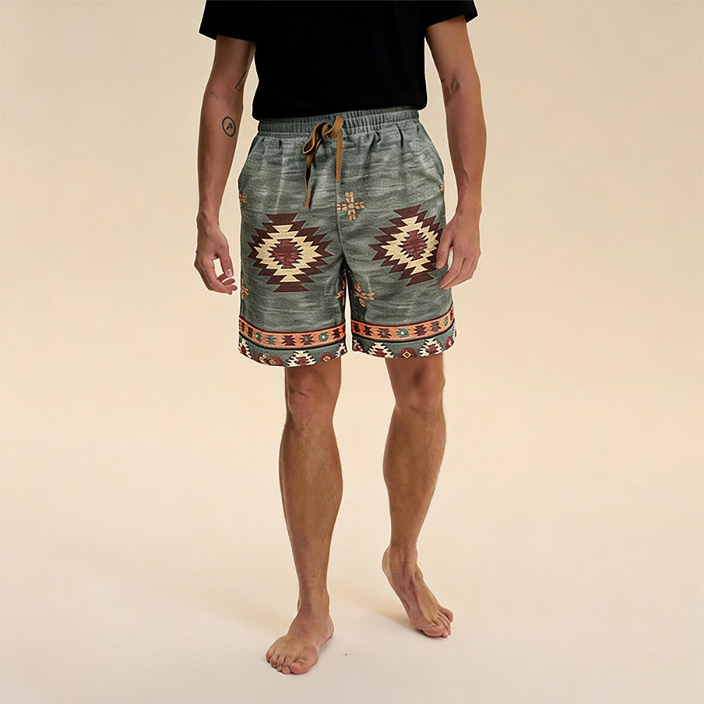 Pantalon court d'été pour homme Olivenorma, coupe droite, décontracté et respirant - image 6