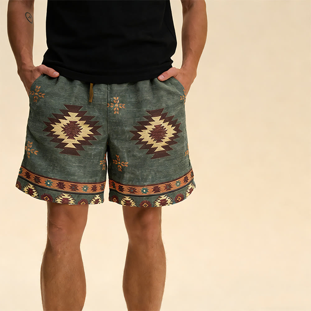 Pantalon court d'été pour homme Olivenorma, coupe droite, décontracté et respirant - image 5