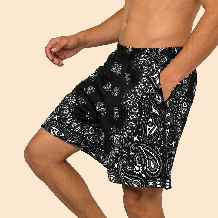 Short de sport imprimé tendance pour homme Olivenorma, idéal pour l'été, le fitness, le basketball et la course à pied. - image 26