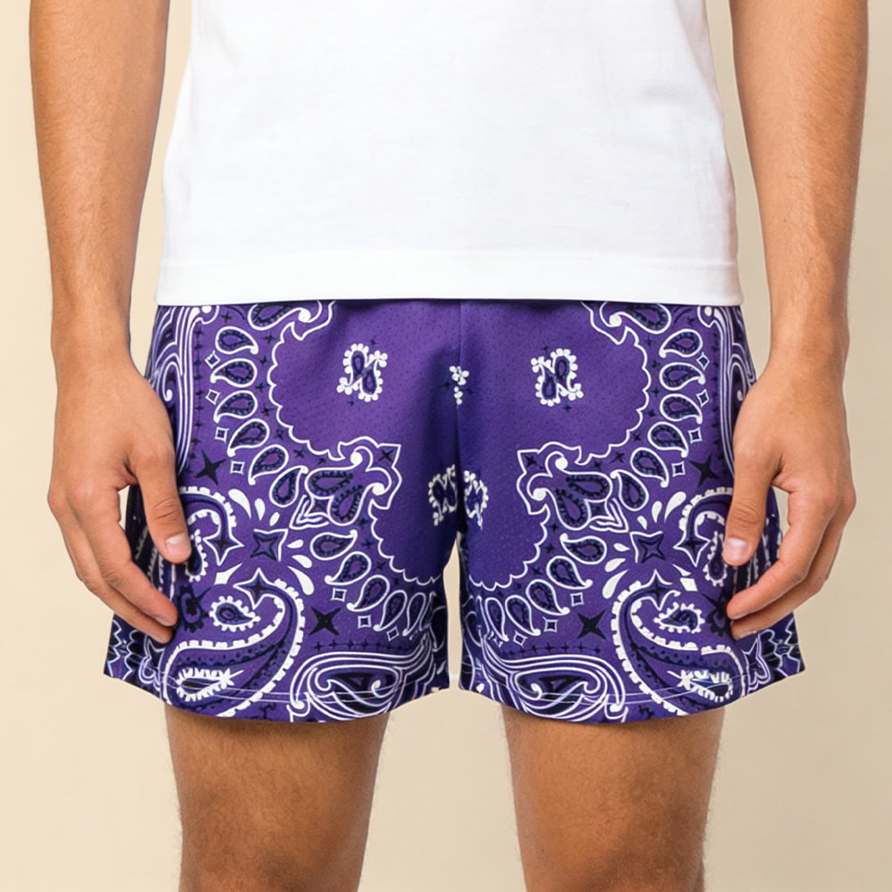 Short de sport imprimé tendance pour homme Olivenorma, idéal pour l'été, le fitness, le basketball et la course à pied. - image 35