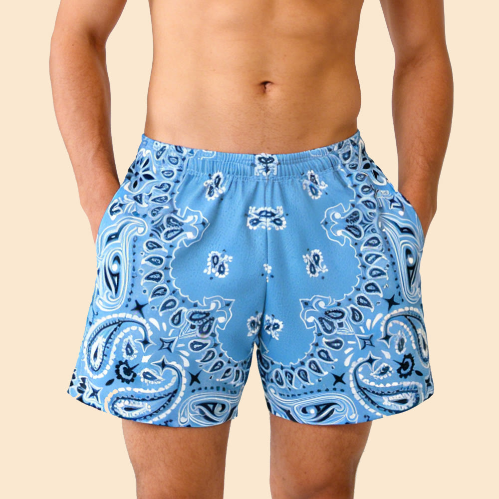 Short de sport imprimé tendance pour homme Olivenorma, idéal pour l'été, le fitness, le basketball et la course à pied. - image 41