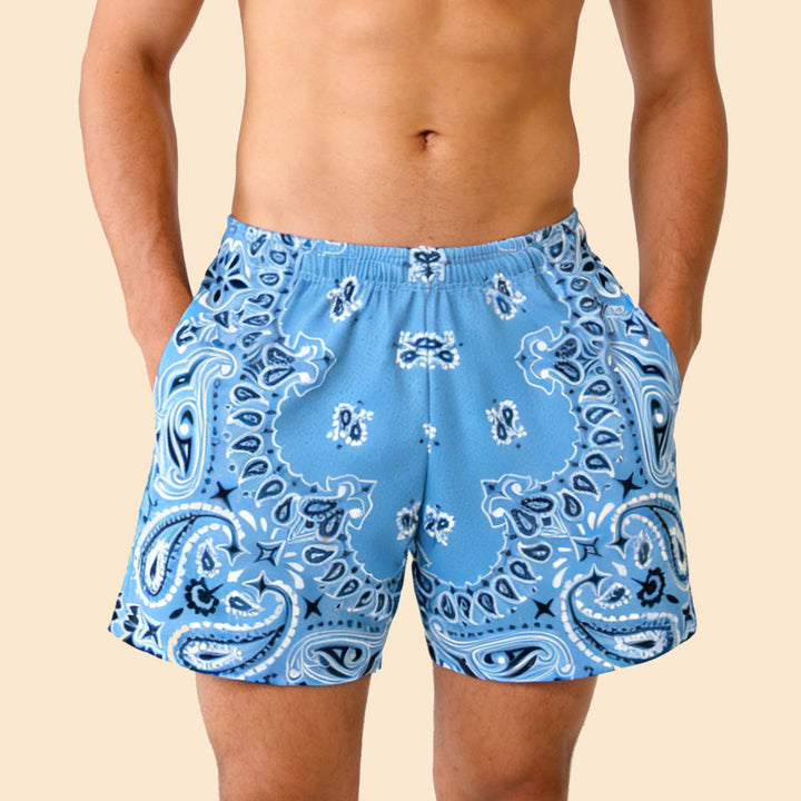 Short de sport imprimé tendance pour homme Olivenorma, idéal pour l'été, le fitness, le basketball et la course à pied. - image 41