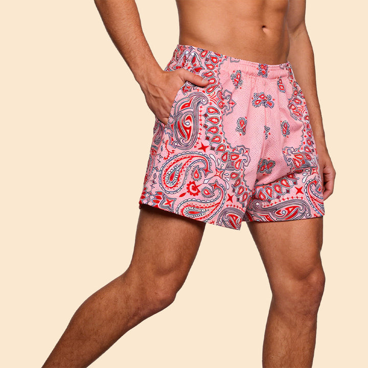Short de sport imprimé tendance pour homme Olivenorma, idéal pour l'été, le fitness, le basketball et la course à pied. - image 47