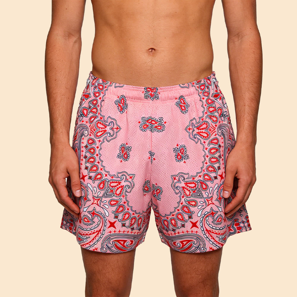 Short de sport imprimé tendance pour homme Olivenorma, idéal pour l'été, le fitness, le basketball et la course à pied. - image 48