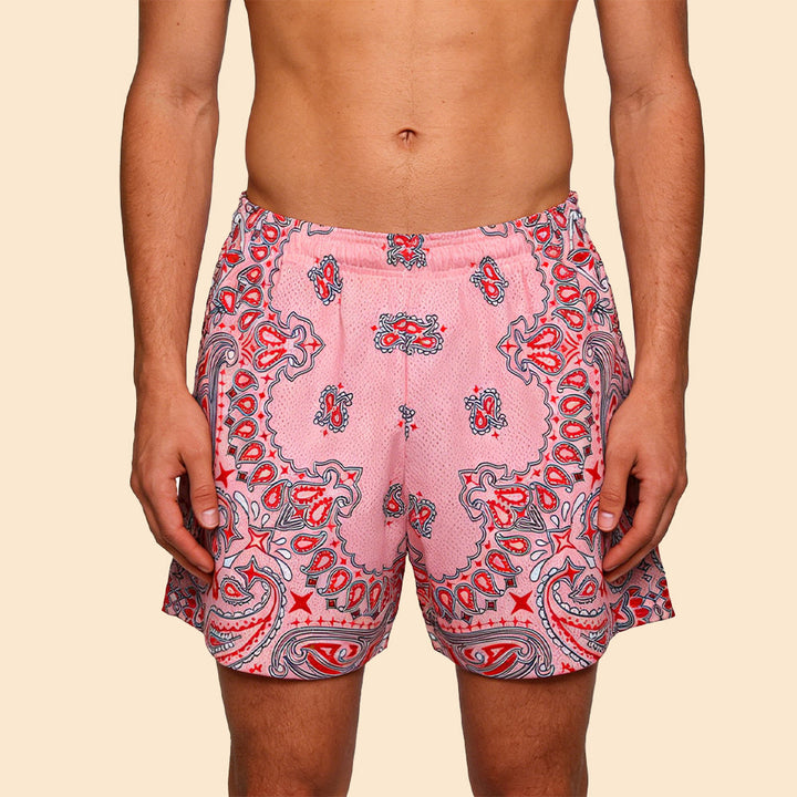 Short de sport imprimé tendance pour homme Olivenorma, idéal pour l'été, le fitness, le basketball et la course à pied. - image 48