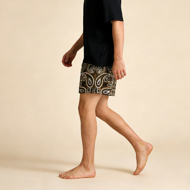 Short de sport imprimé tendance pour homme Olivenorma, idéal pour l'été, le fitness, le basketball et la course à pied. - image 50