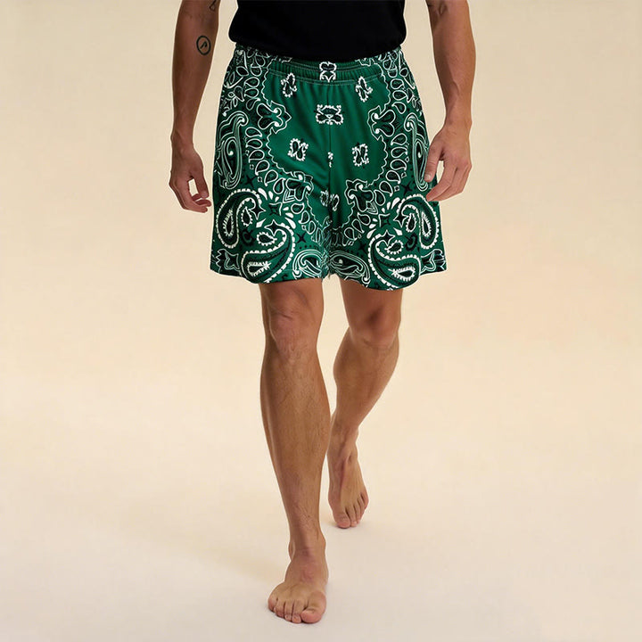 Short de sport imprimé tendance pour homme Olivenorma, idéal pour l'été, le fitness, le basketball et la course à pied. - image 57