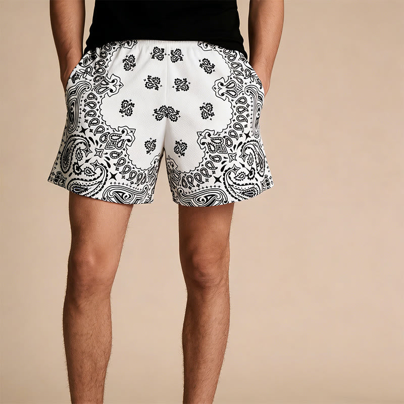 Short de sport imprimé tendance pour homme Olivenorma, idéal pour l'été, le fitness, le basketball et la course à pied. - image 62