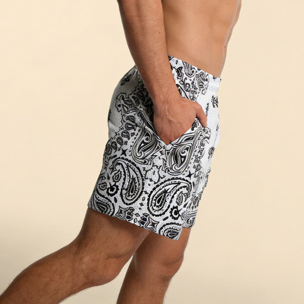 Short de sport imprimé tendance pour homme Olivenorma, idéal pour l'été, le fitness, le basketball et la course à pied. - image 64