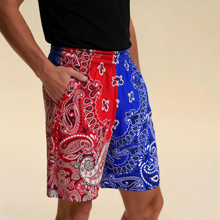Short de sport imprimé tendance pour homme Olivenorma, idéal pour l'été, le fitness, le basketball et la course à pied. - image 69