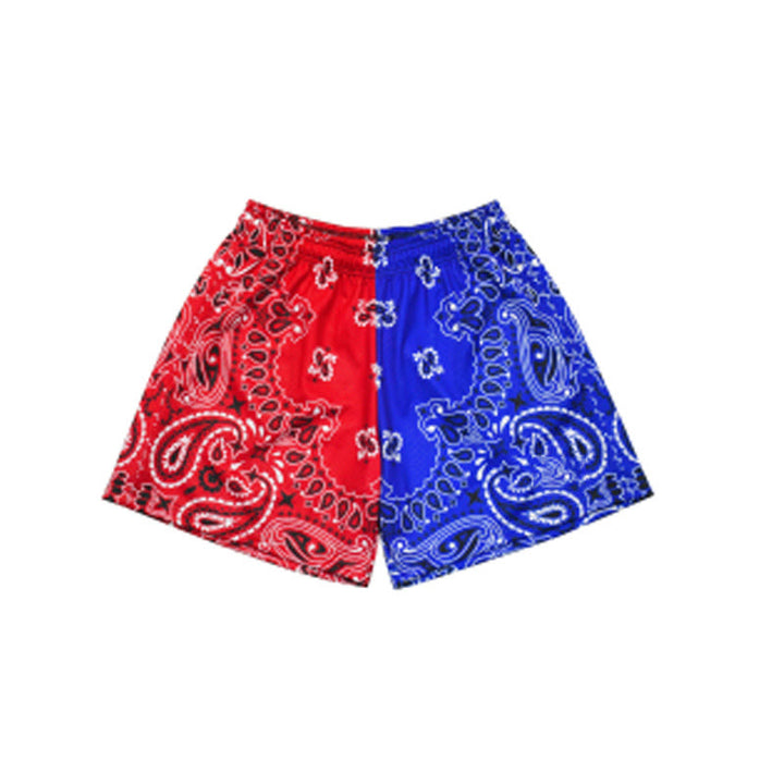 Short de sport imprimé tendance pour homme Olivenorma, idéal pour l'été, le fitness, le basketball et la course à pied. - Réversible (côté AB) - 3XL - image 66