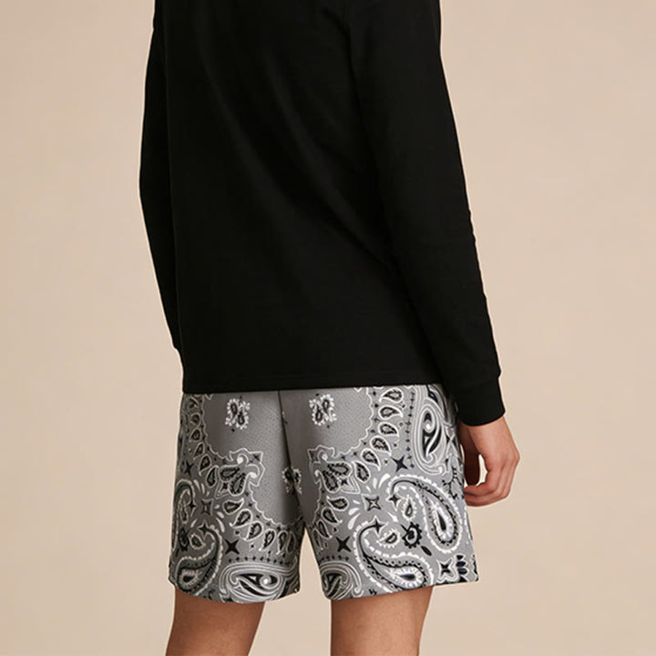 Short de sport imprimé tendance pour homme Olivenorma, idéal pour l'été, le fitness, le basketball et la course à pied. - image 11