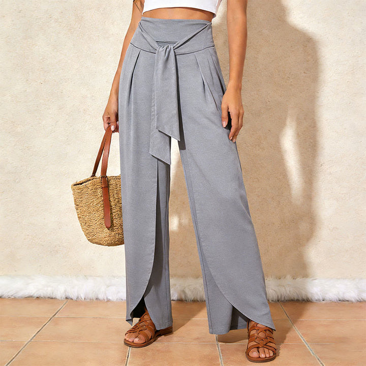 Pantalon de yoga d'été à jambes larges pour femmes Olivenorma - image 14
