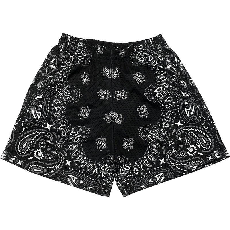 Short de sport imprimé tendance pour homme Olivenorma, idéal pour l'été, le fitness, le basketball et la course à pied. - Noir - 3XL - image 19