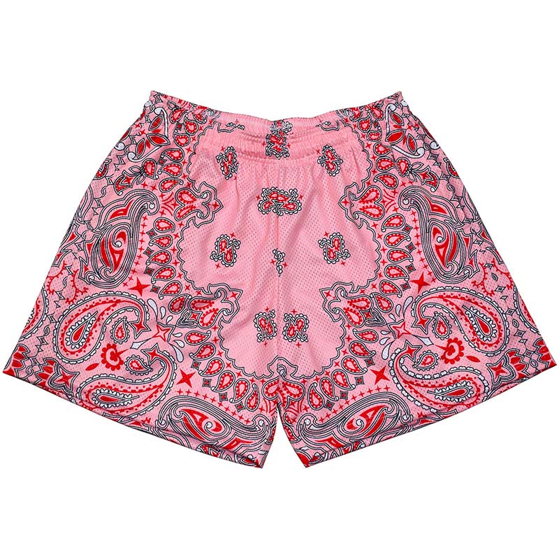 Short de sport imprimé tendance pour homme Olivenorma, idéal pour l'été, le fitness, le basketball et la course à pied. - Rose - 3XL - image 42