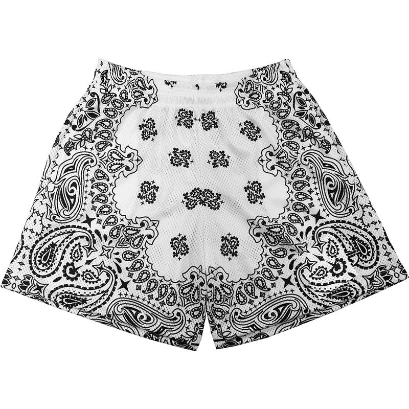 Short de sport imprimé tendance pour homme Olivenorma, idéal pour l'été, le fitness, le basketball et la course à pied. - Blanc - 3XL - image 61