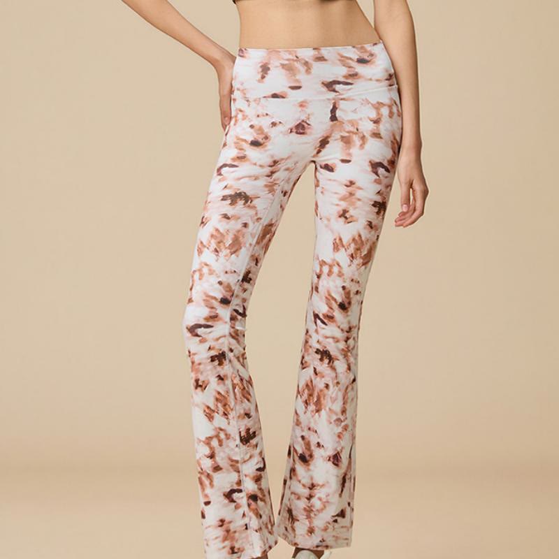 Pantalon de yoga évasé taille haute sculpté pour femme Olivenorma - image 31