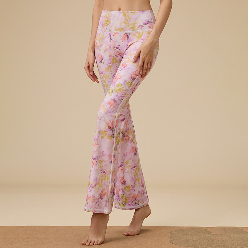 Pantalon de yoga évasé taille haute sculpté pour femme Olivenorma - image 6