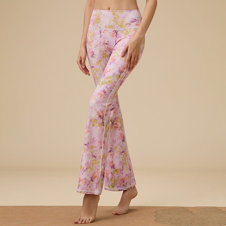 Pantalon de yoga évasé taille haute sculpté pour femme Olivenorma - image 6