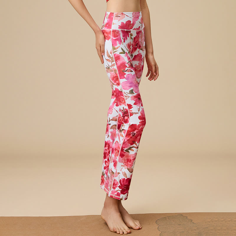 Pantalon de yoga évasé taille haute sculpté pour femme Olivenorma - image 27