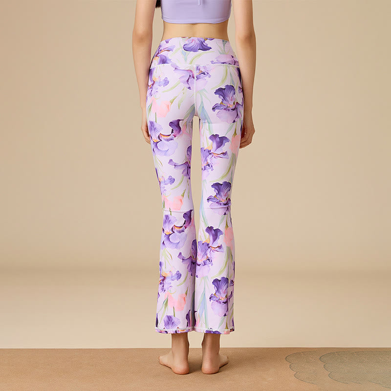 Pantalon de yoga évasé taille haute sculpté pour femme Olivenorma - image 19