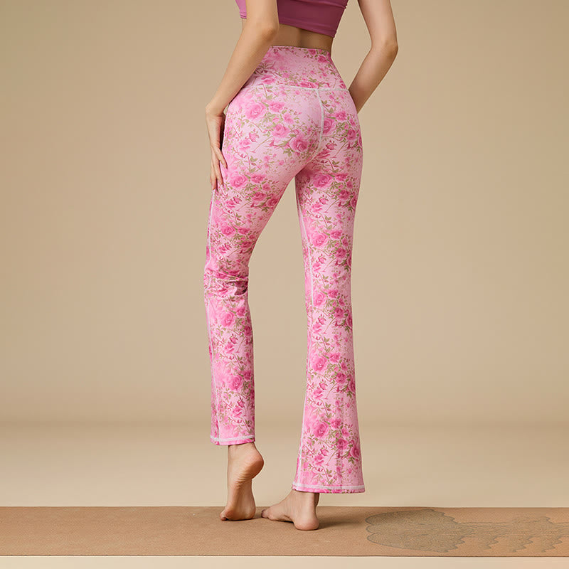 Pantalon de yoga évasé taille haute sculpté pour femme Olivenorma - image 10
