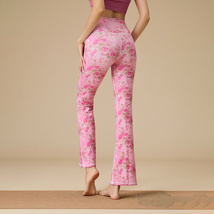 Pantalon de yoga évasé taille haute sculpté pour femme Olivenorma - image 10