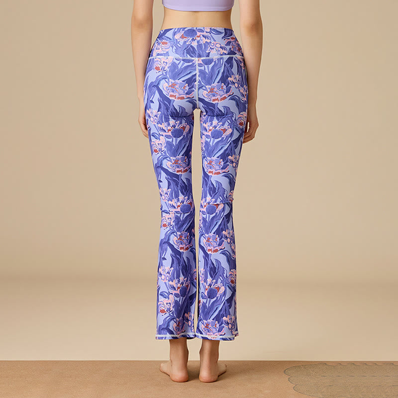 Pantalon de yoga évasé taille haute sculpté pour femme Olivenorma - image 17