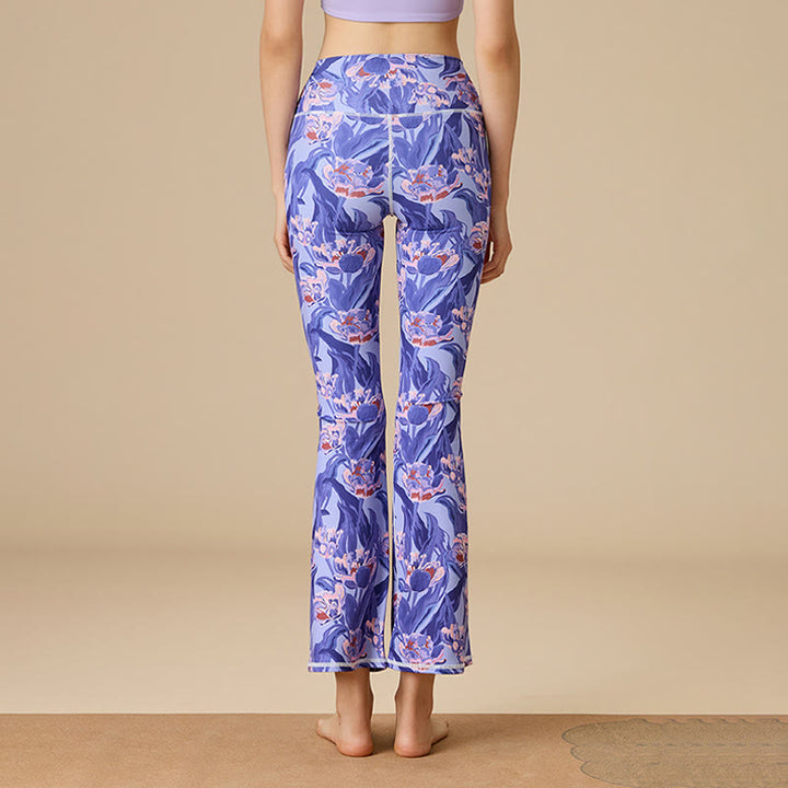 Pantalon de yoga évasé taille haute sculpté pour femme Olivenorma - image 17