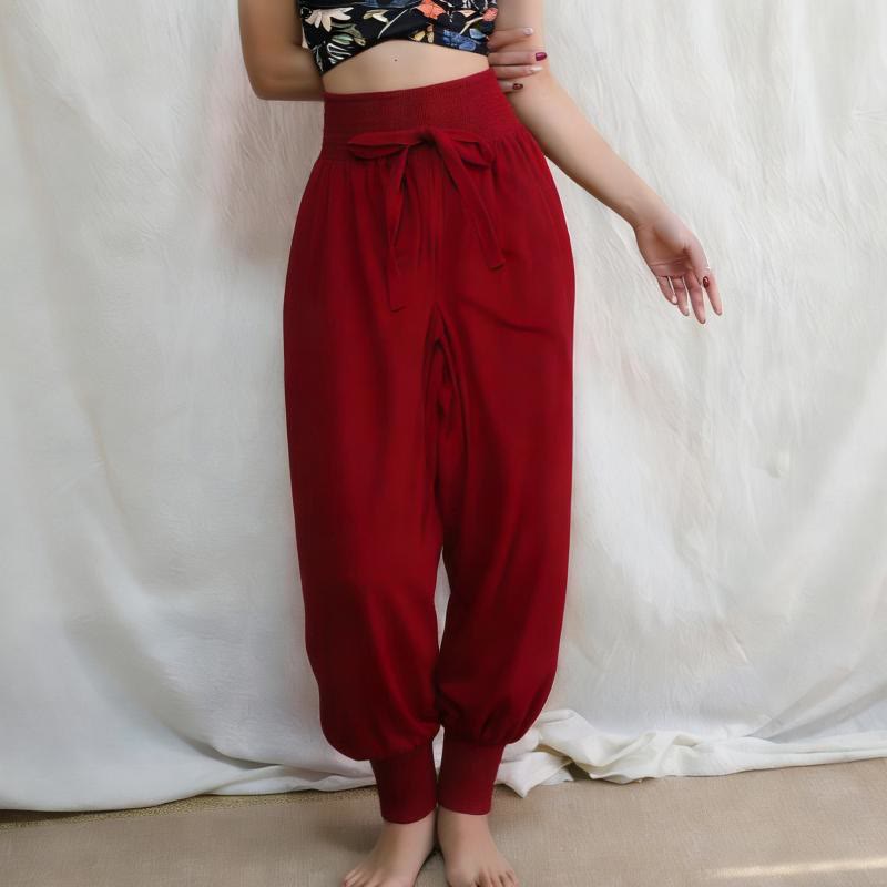 Pantalon de yoga Olivenorma Vintage Flow pour femme - Rouge - image 3