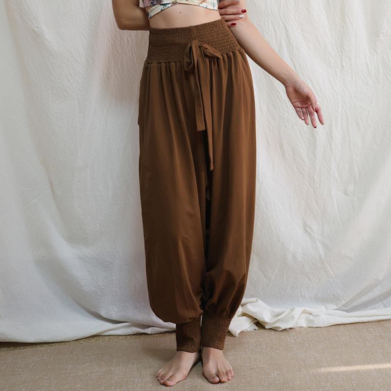 Pantalon de yoga Olivenorma Vintage Flow pour femme - Brun - image 1