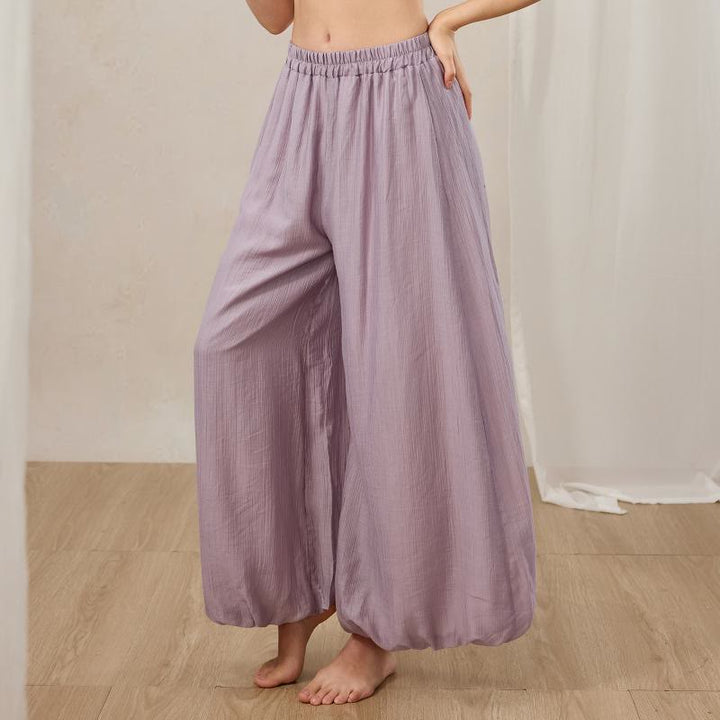 Pantalon large Olivenorma Zen Lantern pour femme - Violet clair - XL - image 1