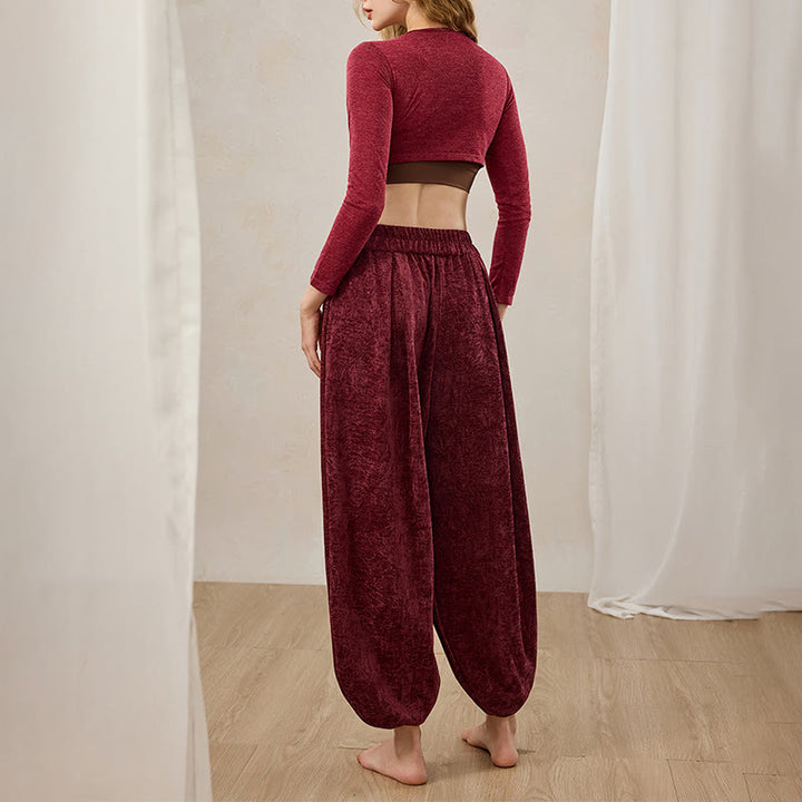 Pantalon à jambes larges Lantern pour femme Olivenorma - image 4