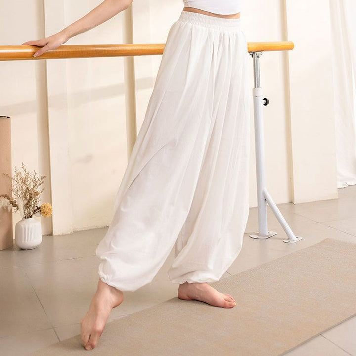 Pantalon harem de yoga pour femmes Olivenorma - Blanc - XL - image 3