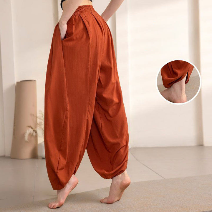 Pantalon harem de yoga pour femmes Olivenorma - image 2
