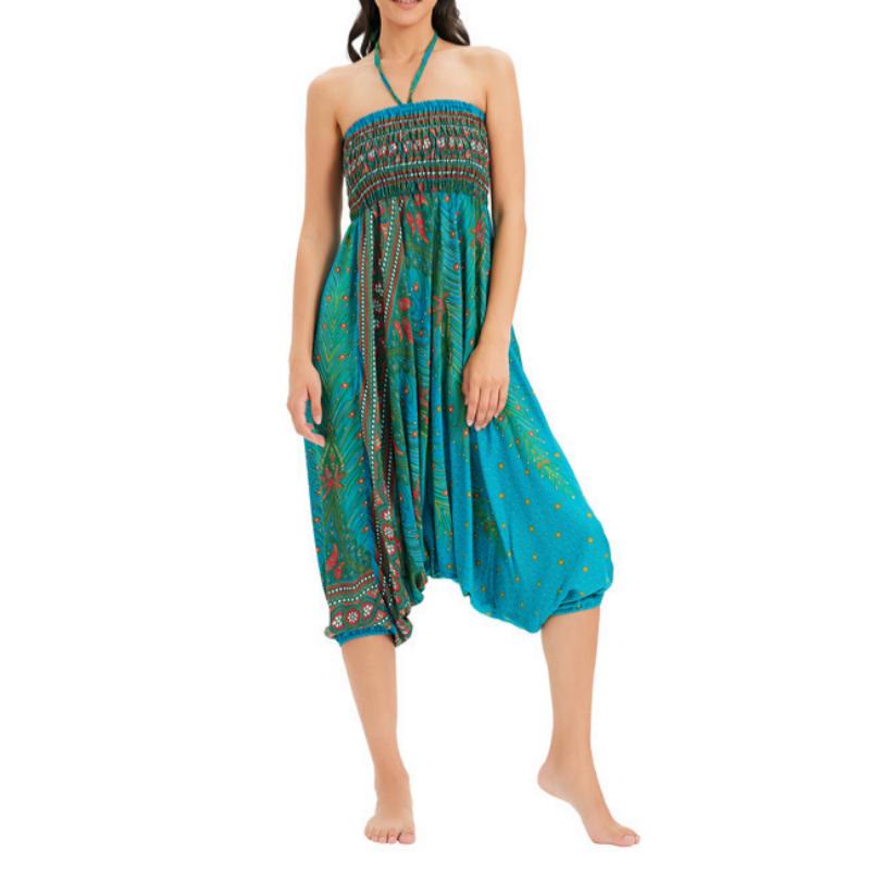 Pantalon de yoga bohème à jambes larges pour femme Olivenorma - image 27