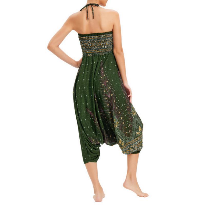 Pantalon de yoga bohème à jambes larges pour femme Olivenorma - image 3