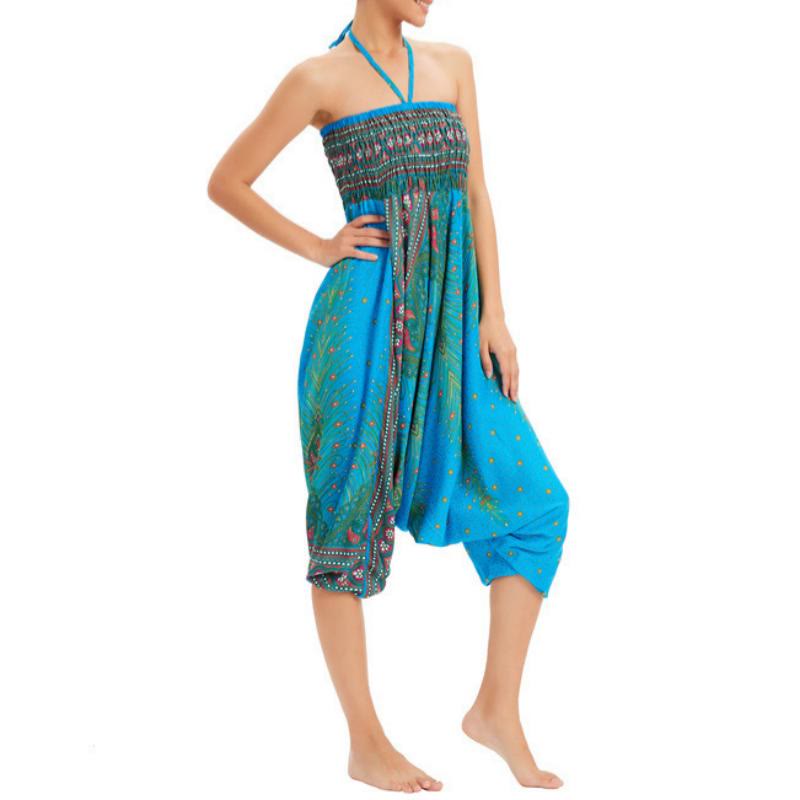 Pantalon de yoga bohème à jambes larges pour femme Olivenorma - image 15