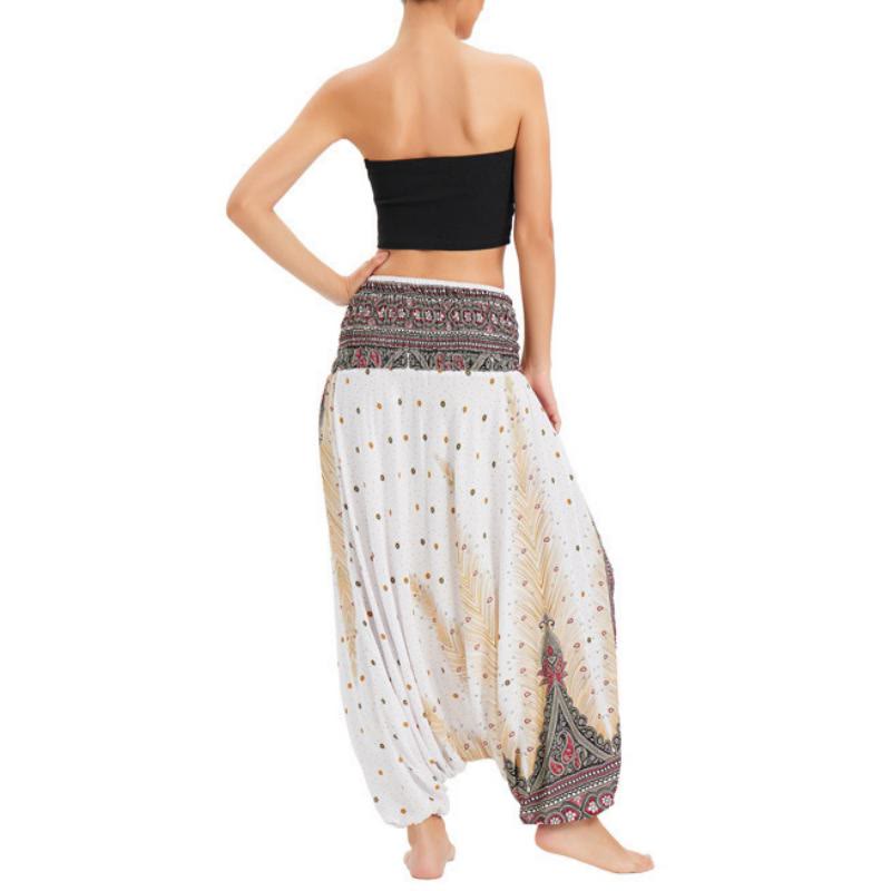 Pantalon de yoga bohème à jambes larges pour femme Olivenorma - image 7