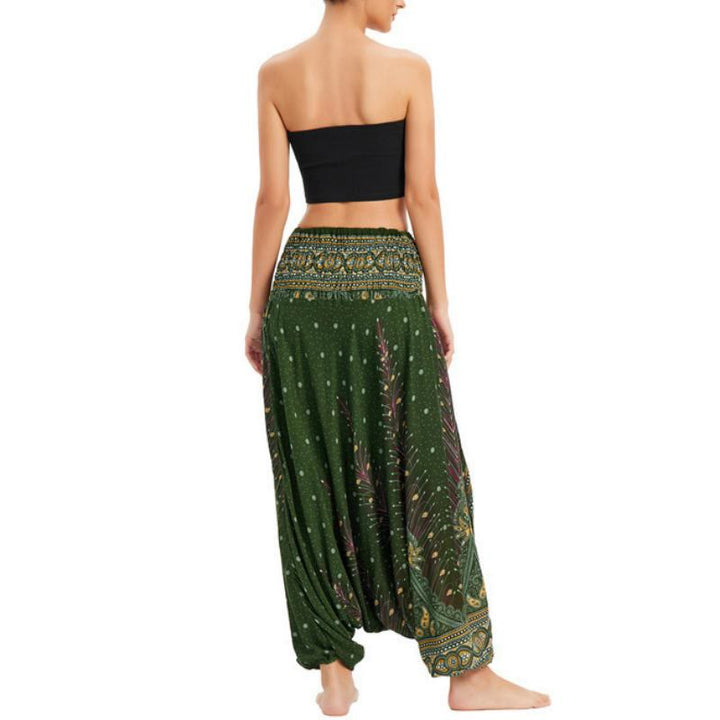 Pantalon de yoga bohème à jambes larges pour femme Olivenorma - image 2