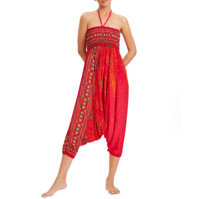Pantalon de yoga bohème à jambes larges pour femme Olivenorma - image 21